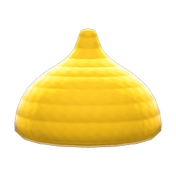 Animal Crossing Items Acorn Knit Cap Mustard