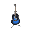 Animal Crossing Items Acoustic Guitar Blue
