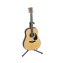 Animal Crossing Items Acoustic Guitar Natural
