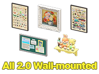 Animal Crossing Items Switch All 2.0 Wall mounted