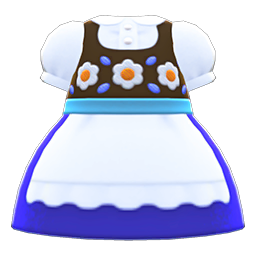 Animal Crossing Items Alpinist Dress Blue
