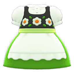 Animal Crossing Items Alpinist Dress Green