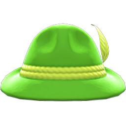 Animal Crossing Items Alpinist Hat Green
