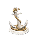 Animal Crossing Items Anchor Statue White