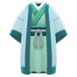 Animal Crossing Items Ancient Belted Robe Green
