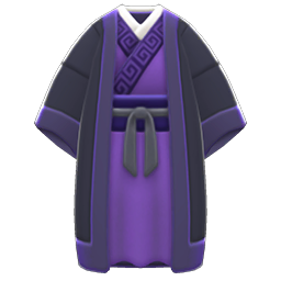 Animal Crossing Items Ancient Belted Robe Purple