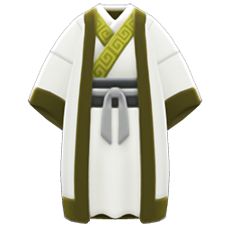 Animal Crossing Items Ancient Belted Robe White