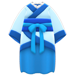 Animal Crossing Items Ancient Sashed Robe Blue