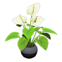 Animal Crossing Items Anthurium Plant Black