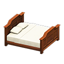 Animal Crossing Items Antique Bed Brown