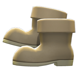 Animal Crossing Items Antique Boots Greige