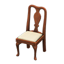 Animal Crossing Items Antique Chair Brown