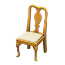 Animal Crossing Items Antique Chair Natural