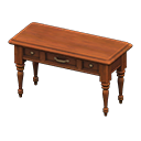 Animal Crossing Items Antique Console Table Brown