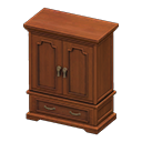 Animal Crossing Items Antique Wardrobe Brown