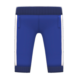 Animal Crossing Items Athletic Pants Navy blue
