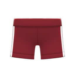 Animal Crossing Items Athletic Shorts Berry red