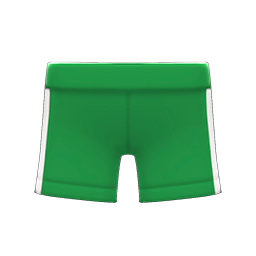 Animal Crossing Items Athletic Shorts Green