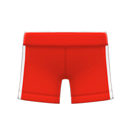 Animal Crossing Items Athletic Shorts Red