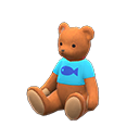 Animal Crossing Items Baby Bear Caramel mocha / Fish
