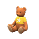 Animal Crossing Items Baby Bear Caramel mocha / Star