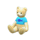 Animal Crossing Items Baby Bear Checkered / Fish