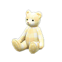 Animal Crossing Items Baby Bear Checkered