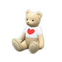 Animal Crossing Items Baby Bear Cream / Heart