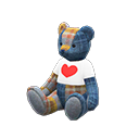 Animal Crossing Items Baby Bear Tweed / Heart