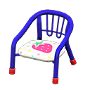 Animal Crossing Items Baby Chair Blue / Strawberry