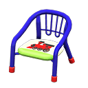Animal Crossing Items Baby Chair Blue / Train