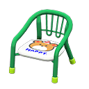 Animal Crossing Items Baby Chair Green / Bear