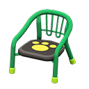 Animal Crossing Items Baby Chair Green / Paw print