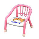 Animal Crossing Items Baby Chair Pink / Bear