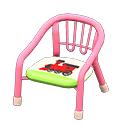 Animal Crossing Items Baby Chair Pink / Train