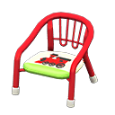 Animal Crossing Items Baby Chair Red / Train