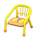 Animal Crossing Items Baby Chair Yellow / Butterfly