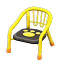 Animal Crossing Items Baby Chair Yellow / Paw print