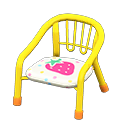 Animal Crossing Items Baby Chair Yellow / Strawberry
