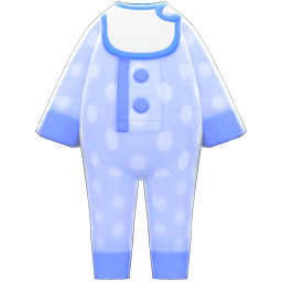 Animal Crossing Items Baby Romper Baby blue