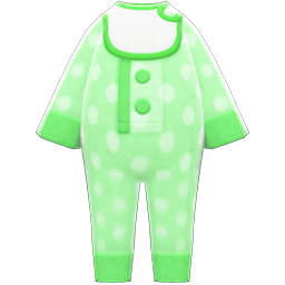 Animal Crossing Items Baby Romper Baby green