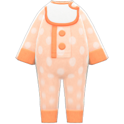 Animal Crossing Items Baby Romper Baby orange