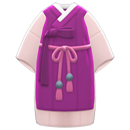 Animal Crossing Items Baji Jeogori Purple