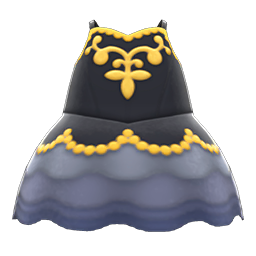 Animal Crossing Items Ballet Outfit Black