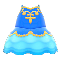 Animal Crossing Items Ballet Outfit Blue
