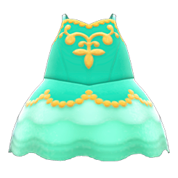 Animal Crossing Items Ballet Outfit Mint