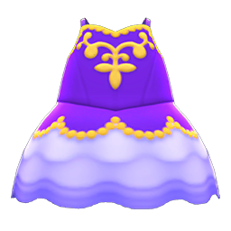 Animal Crossing Items Ballet Outfit Purple