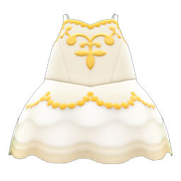 Animal Crossing Items Ballet Outfit White