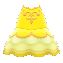 Animal Crossing Items Ballet Outfit Yellow
