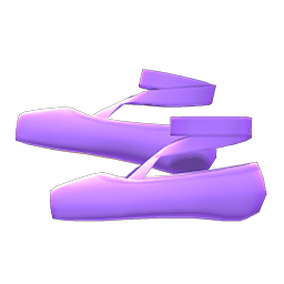 Animal Crossing Items Ballet Slippers Purple